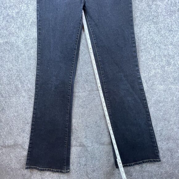 Baby Phat Jeans Womens 11 Dark Blue Bootcut Embroidered Cat Logo Y2K - Picture 5 of 9